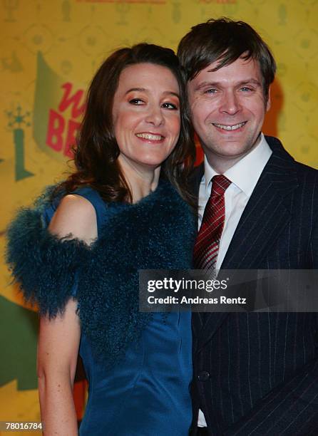 Ursula Doll and Matthias Matschke attend the 'Meine Schoene Bescherung' premiere at the Zoo Palast cinema on November 20, 2007 in Berlin, Germany.