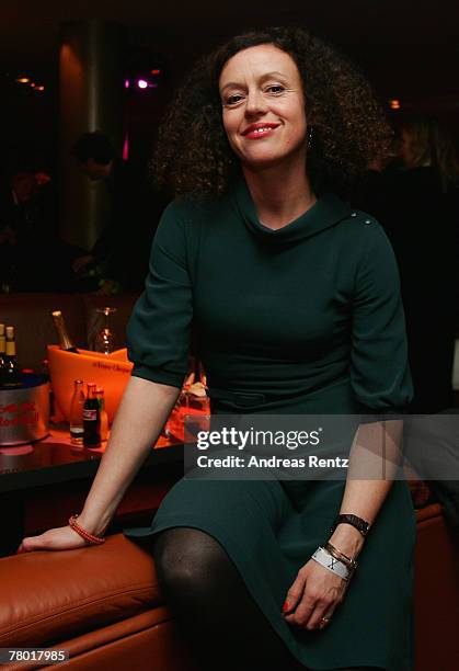 Actress Maria Schrader attends the Meine Schoene Bescherung after show party on November 20, 2007 in Berlin, Germany.