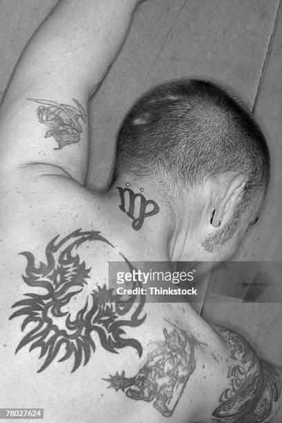 486 Neck Tattoo Man Photos and Premium High Res Pictures - Getty Images