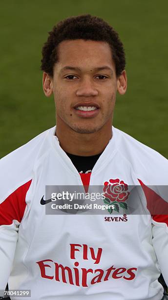 Portrait of Dan Norton of the England Sevens Team pictured at the Lensbury Club on November 21, 2007 in Teddington, England.