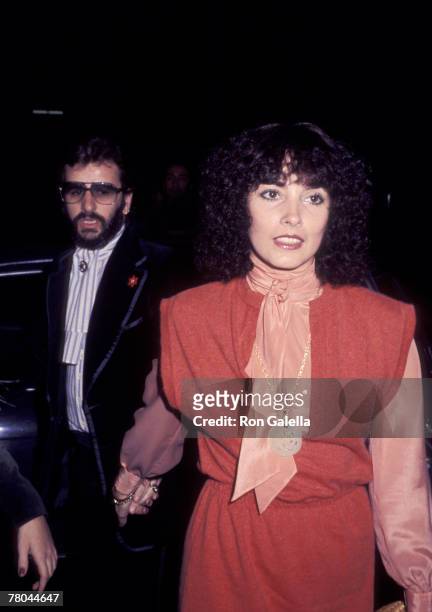 Ringo Starr and girlfriend Nancy Lee Andrews.