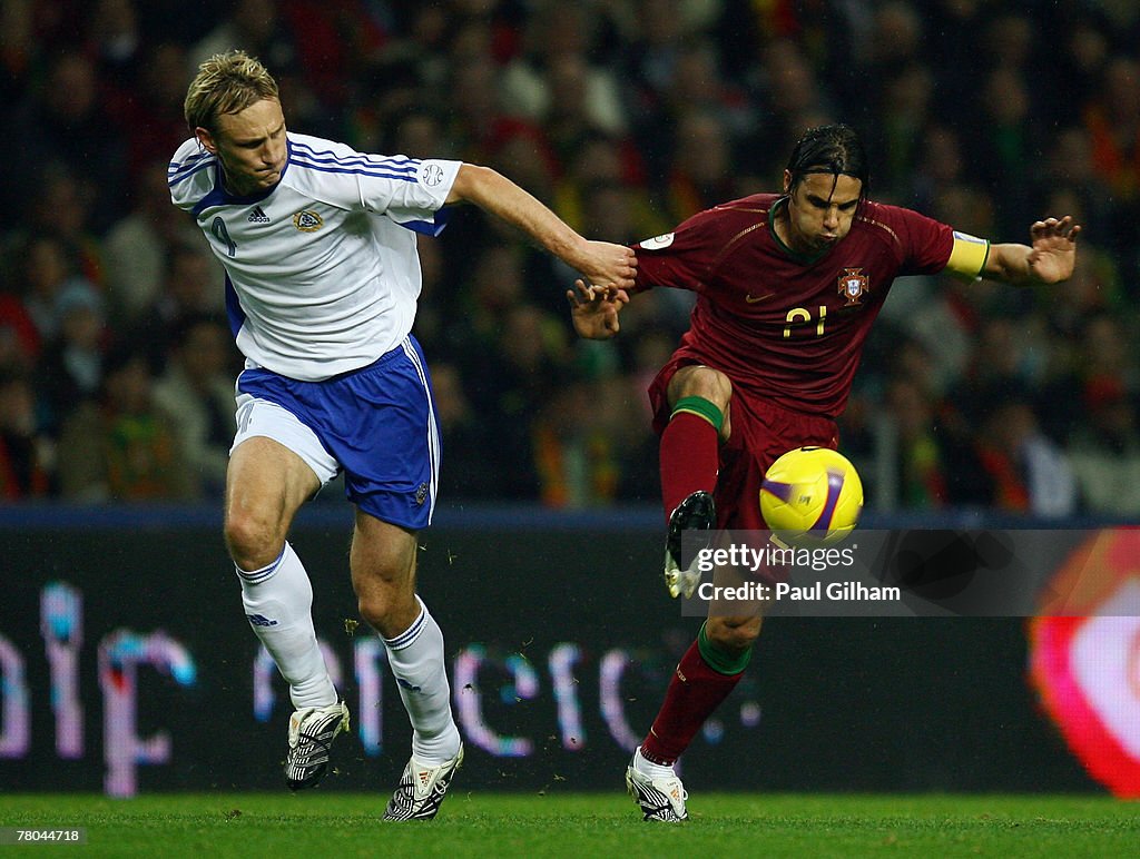 Euro2008 Qualifier - Portugal v Finland