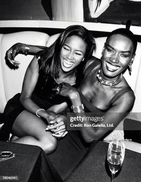 Naomi Campbell and Grace Jones