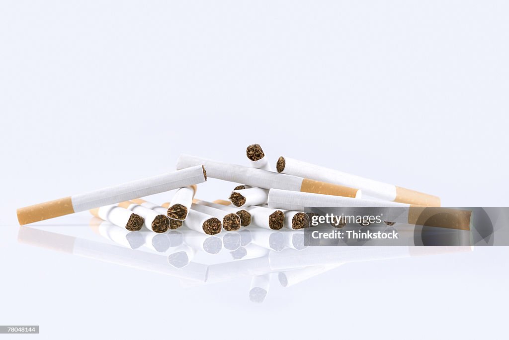 Pile of cigarettes