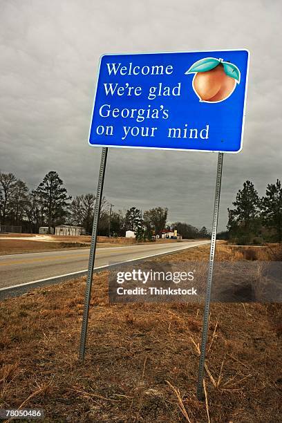 Welcome To Georgia Sign Photos and Premium High Res Pictures - Getty Images
