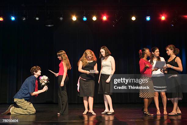 Student Play Example High School Play Theater Photos and Premium High Res Pictures - Getty ...
