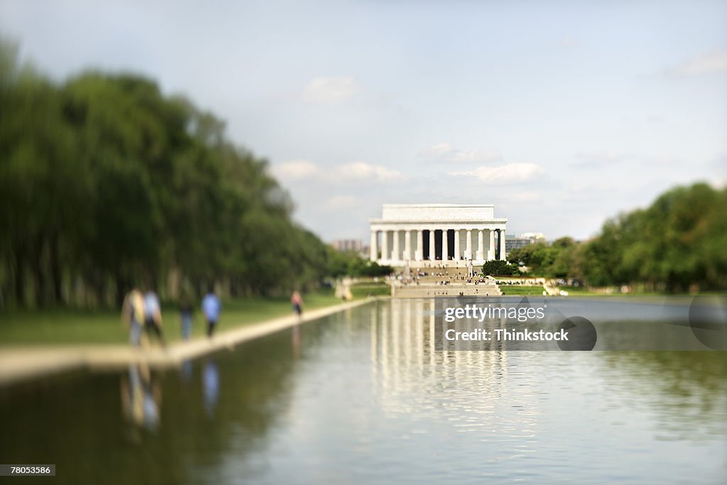 Reflecting Pool at the Lincoln Memorial, Washington, DC