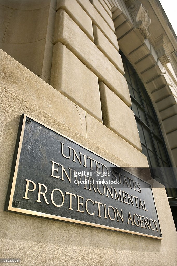 Environmental Protection Agency building sign, Washington, DC