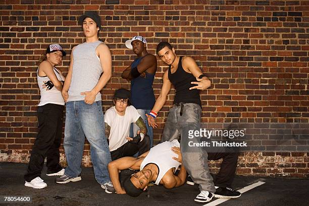 hip-hop dance troupe - dance troupe stock pictures, royalty-free photos & images