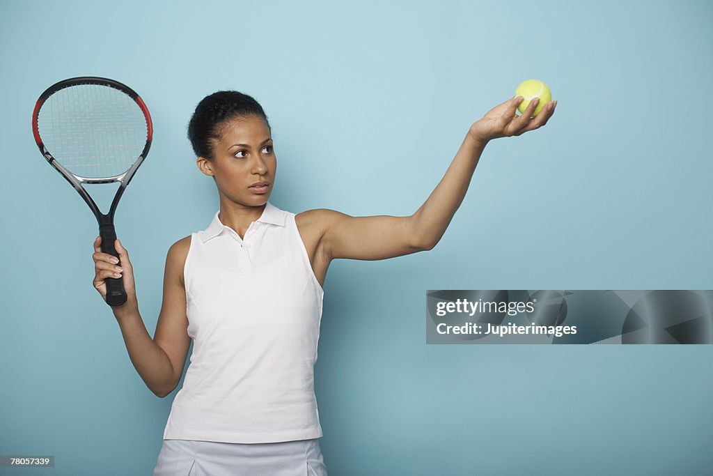 Female tennis player