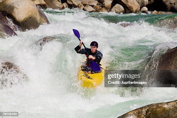 Single Rafting White Water Rafting Solo Photos and Premium High Res Pictures - Getty ...