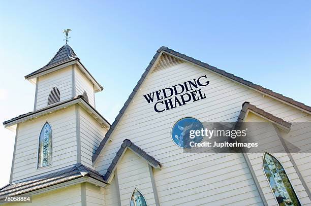 wedding chapel - las vegas wedding ストックフォトと画像