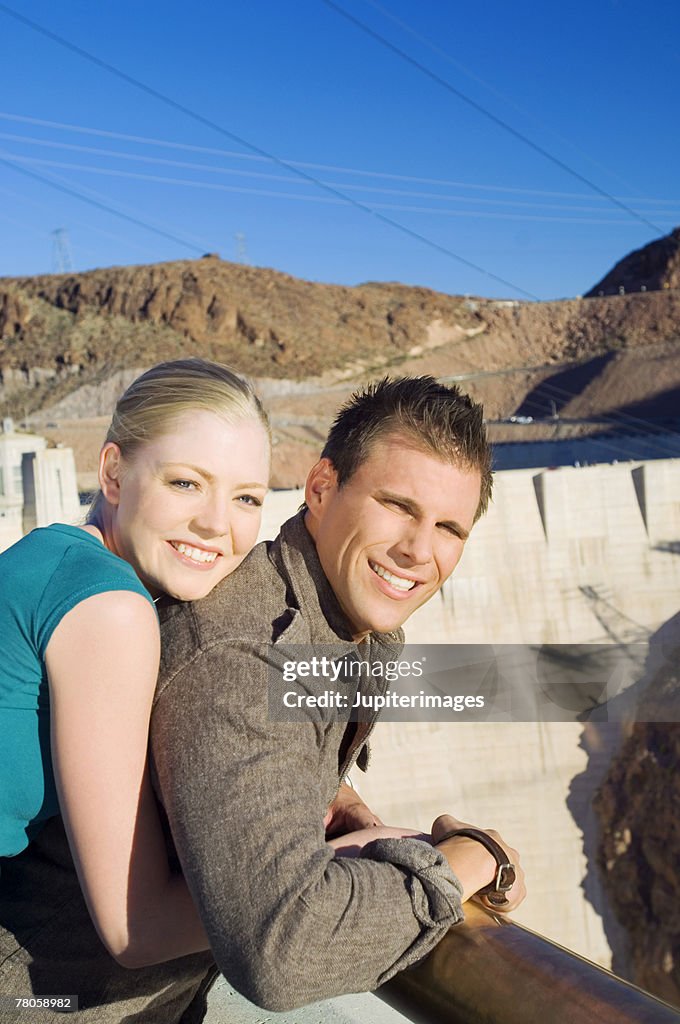 Couple at Hoover Dam