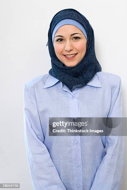 iranian persian woman wearing hijab headscarf and jilbab - jalabib stock pictures, royalty-free photos & images