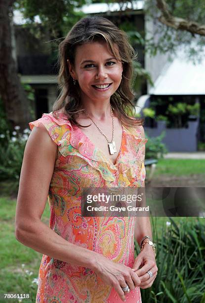 Antonia Kidman attends the launch of "From Here To Maternity With Antonia Kidman" at Lucio's on November 22, 2007 in Sydney, Australia.