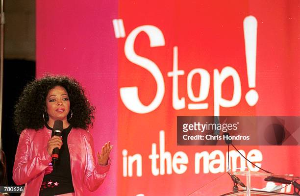 Diana Ross holds a news conference April 4 at Grand Central Terminal in New York City to announce the upcoming U.S. Tour of Diana Ross and the...