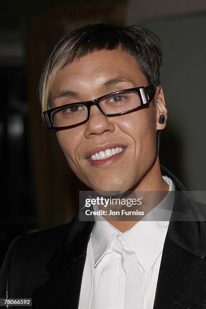 Gok Wan attends the TV Quick and TV Choice Awards at the Dorchester Hotel on September 03, 2007 in London.