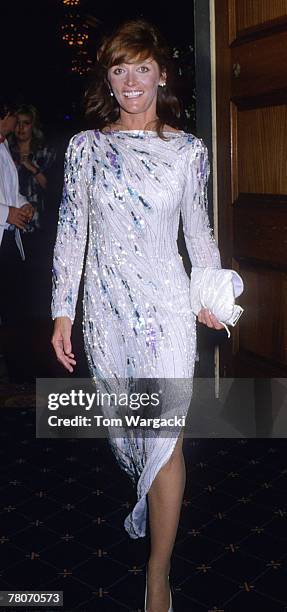 Margot Kidder at first night party for musical "Follies"