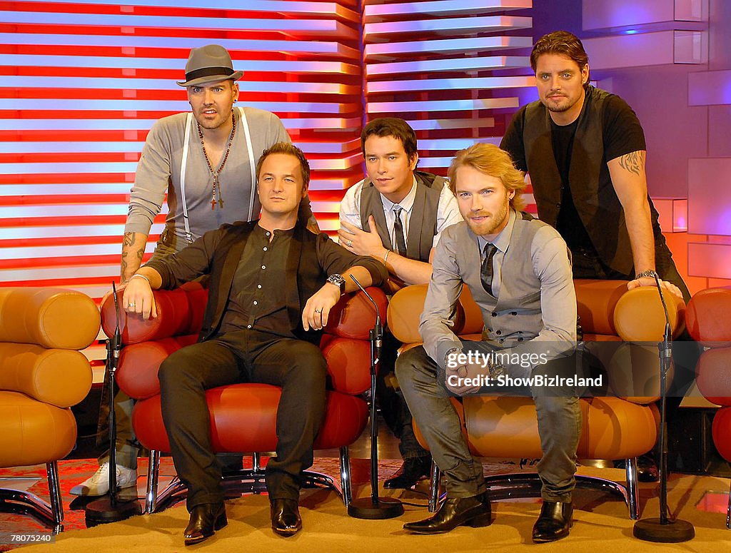 Boyzone Appear On The Late Late Show In Dublin