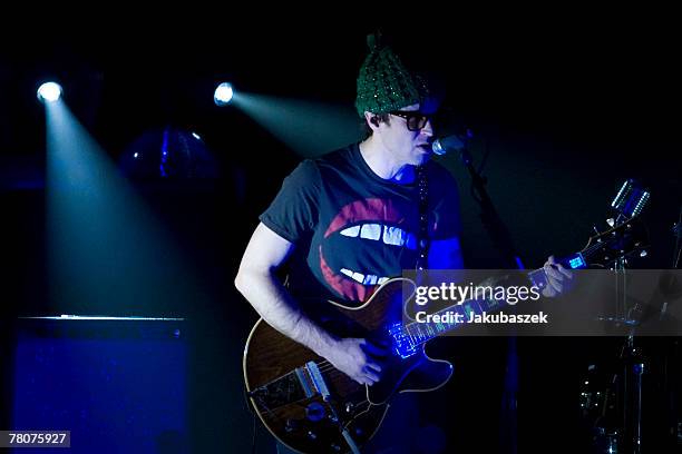 American Rock singer and songwriter Ryan Adams performs live during a concert at the Arena on November 23, 2007 in Berlin, Germany. The concert is...
