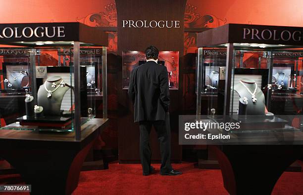 Visitor attends the Millionaire Fair 2007 at Crocus Expo November 22, 2007 in Moscow, Russia. The Millionaire Fair, the world's largest exhibit of...