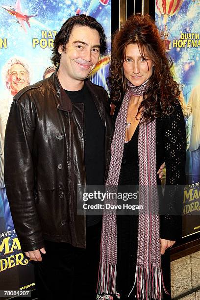 Actors and husband and wife Nathaniel Parker and Anna Patrick arrive at the UK premiere of "Mr Magorium's Wonder Emporium" at the Empire cinema...