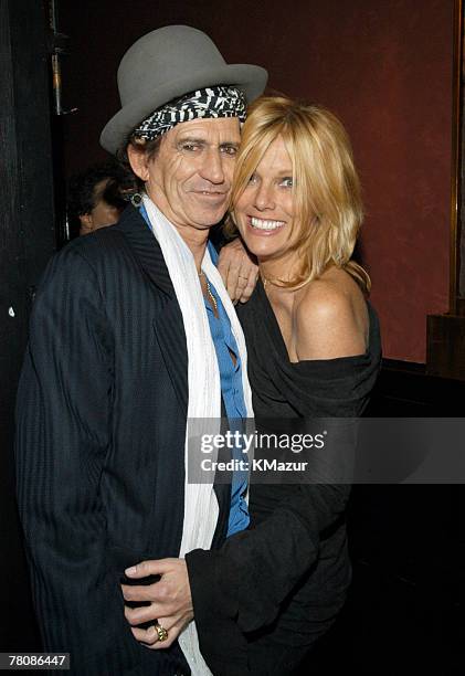 Keith Richards and wife Patti Hansen