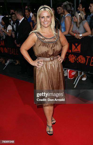 Ajay Rochester arrives at the "Foxtel Is Football" Foxtel and FFA hosted party in honour of David Beckham at Caf? Sydney on November 26, 2007 in...