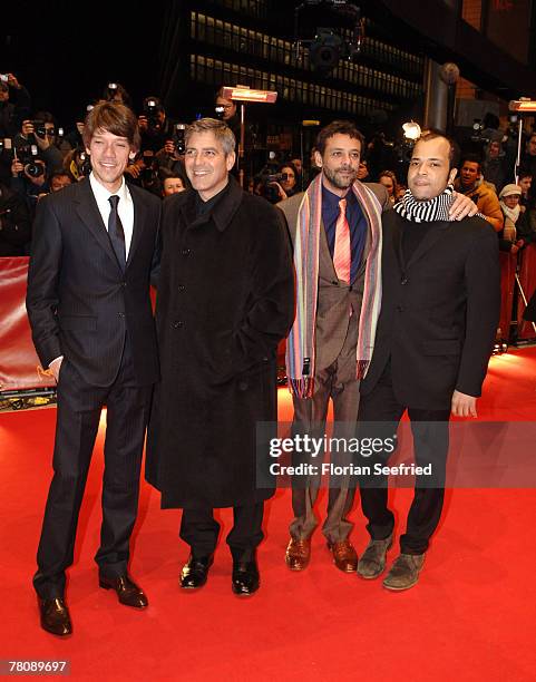 Stephen Gaghan, George Clooney, Alexander Siddig and Jeffrey Wright