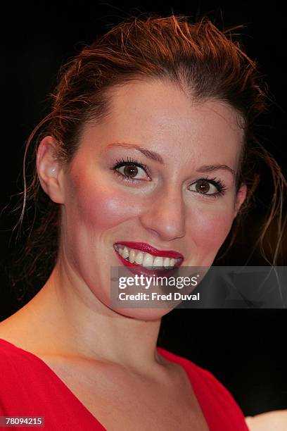 Amy Carson attends 'The Magic Flute' UK Premiere at the Odeon West End on November 26, 2007 in London, England.