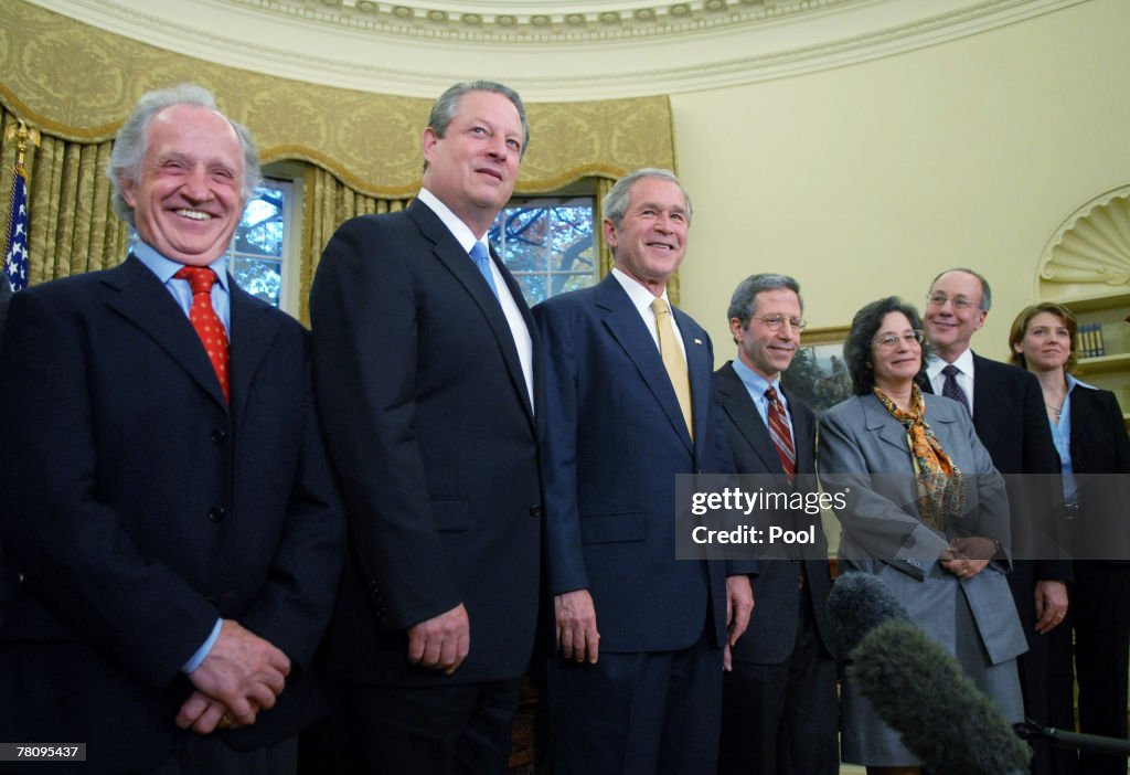 U.S. President Bush Meets With Palestinian Leader Abbas