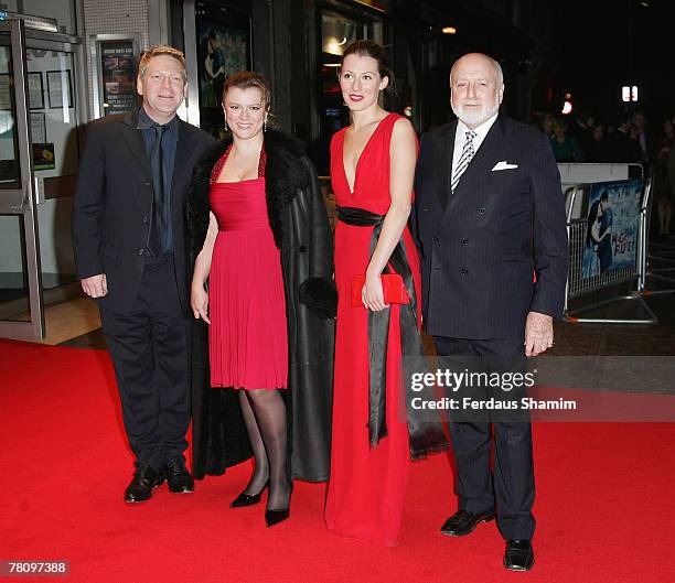 Lyubov Patrova, Peter Moores and Kenneth Branagh and Amy Carson arrives for 'The Magic Flute' UK charity Premiere held at the Odeon West End on...