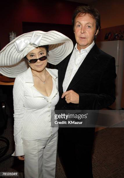 Yoko Ono and Sir Paul McCartney *EXCLUSIVE*