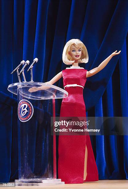 The newest Barbie doll breaks ground as one of the first women to run for president of the United States. President 2000 Barbie hits the campaign...