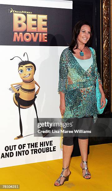 Renee Brack attends the Sydney Premiere of "Bee Movie" at the State Theatre on November 19, 2007 in Sydney, Australia.