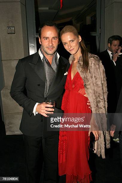Tom Ford and Carmen Kass