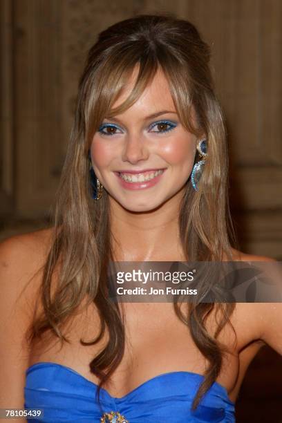 Hannah Tointon attends the National Television Awards 2007 held at the Royal Albert Hall on October 31, 2007 in London, England.