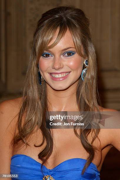 Hannah Tointon attends the National Television Awards 2007 held at the Royal Albert Hall on October 31, 2007 in London, England.