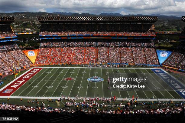 General view of Aloha Stadium during the NFL Pro Bowl in Honolulu, HI on Saturday, February 10, 2007.