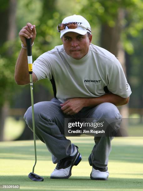Scott Gardiner participates in the first round of the Xerox Classic held at Irondequoit Country Club in Rochester, New York on August 16, 2007.