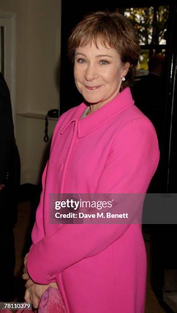 Zoe Wanamaker attends the Evening Standard Theatre Awards 2007, at the Savoy Hotel on November 27, 2007 in London, England.