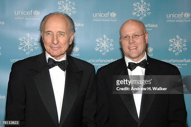 Anthony Pantaleoni and Charles Ryan attend the UNICEF 2007 Snowflake Ball presented by Baccarat at Cipriani on November 27, 2007 in New York City.