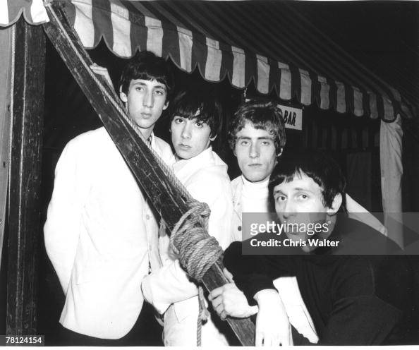 Pete Townshend, Roger Daltrey, Keith Moon, John Entwistle of The Who ...