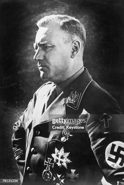 German army officer Viktor Lutze , Hitler's Stabschef or Chief of Staff, 1939.
