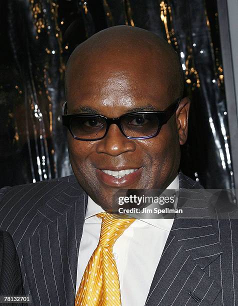 Antonio "L.A." Reid arrives at "American Gangster" premiere at the Apollo Theater on October 19, 2007 in New York City, New York.
