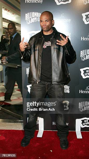 Rapper DMC aka Darryl McDaniels at the Billionaire Boys Club / Ice Cream Flagship Store Opening on November 28 in New York City.