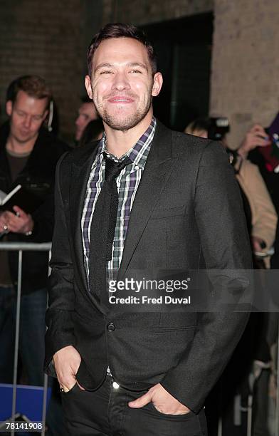 Will Young attends the British Independent Film Awards at the Roundhouse on November 28, 2007 in London, England.