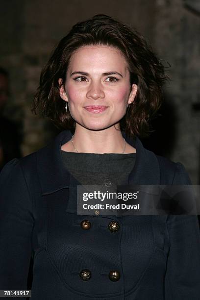 Hayley Atwell attends the British Independent Film Awards at the Roundhouse on November 28, 2007 in London, England.