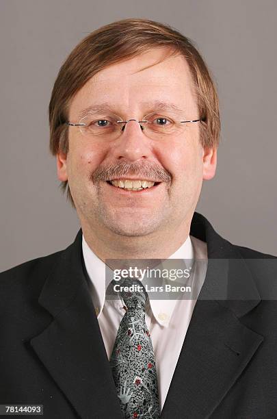 Rainer Koch poses during the DFB Executive Board And Executive Committee Photocall at the Kempinski Hotel on November 29, 2007 in Dresden, Germany.