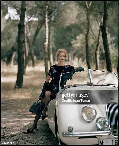 Actress Belen Rueda poses for a portrait shoot for La Vanguardia magazine in Madrid on July 13, 2007.